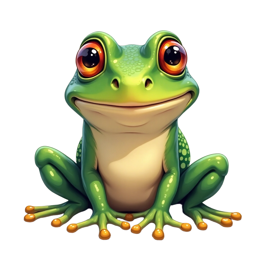 Cheerful Frog